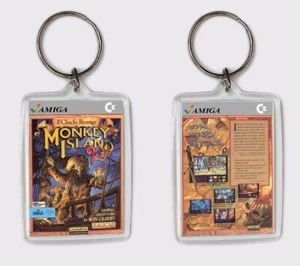 MONKEY ISLAND 2 LE CHUCK'S REVENGE COMMODORE AMIGA LLAVERO KEYRING - Imagen 1 de 1