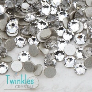 Swarovski (144pcs) Clear - FlatBack Crystal Nail Decoration Rhinestone #2058-001 - Picture 1 of 10