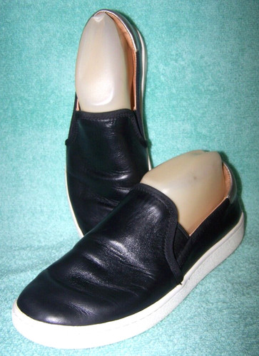 Scarpe slip on da donna UGG Alameda in pelle nera taglia 7 5 38 5