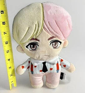 BTS Character TinyTAN FLAT CUSHION Plush Stuffed Toy Idol K-Pop Doll 10" V EUC - Picture 1 of 4