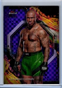 Topps Finest Mohammed Usman Purple SSP - Picture 1 of 2