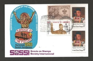1993 Boy Scout National Jamboree Fort AP Hill SOSSI Order of Arrow postcard - Picture 1 of 2