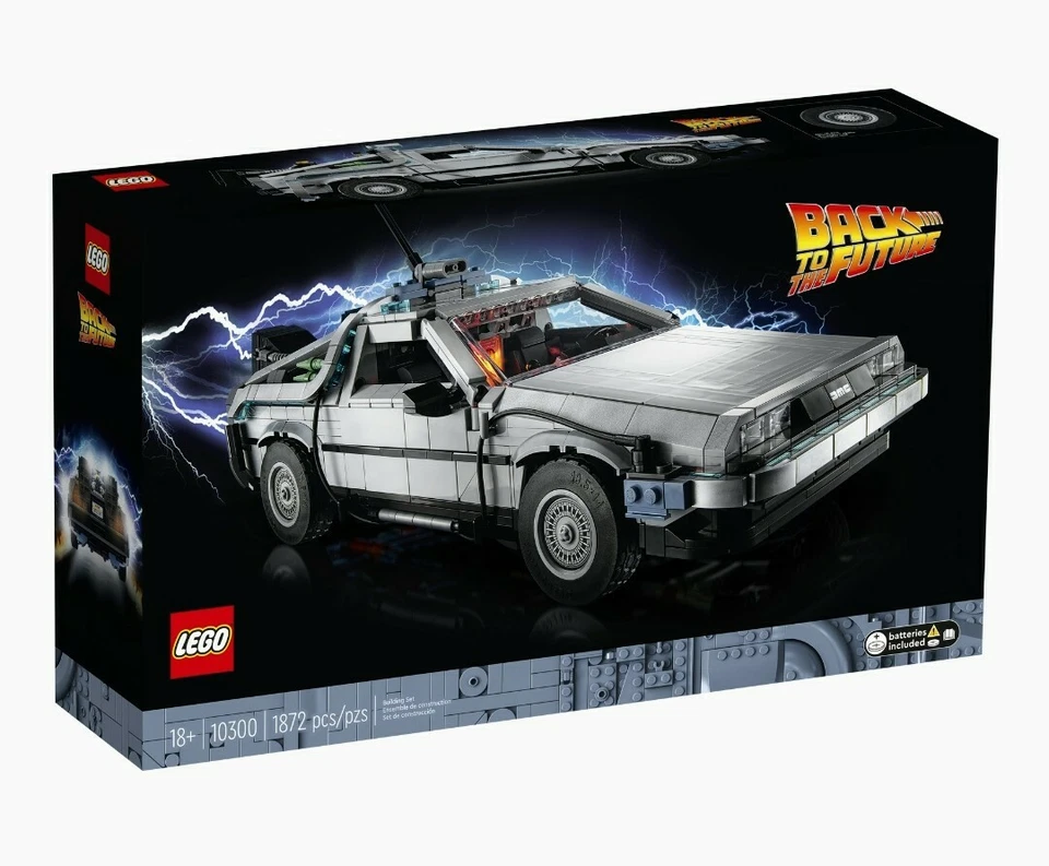 LEGO 10300 Back to the Future Time Machine DeLorean Sold Out US Canada Shipping - Image 1 of 1