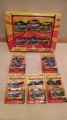 2005 Matchbox Superfast Collertor Tin Exclusive Decos Plus Five of Regular Cars - Image 1 of 4