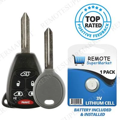 Replacement for 04-07 Chrysler Town Country Dodge Caravan Remote Key Fob 6b Set Foto 1 de 4