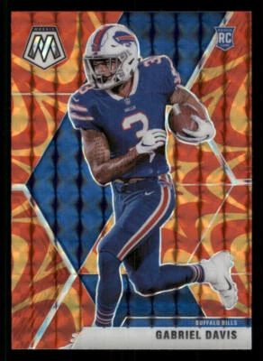 2020 Panini Mosaic Mosaic Reactive Orange #239 Gabriel Davis - Image 1 of 2