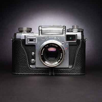 Handmade Genuine Leather Half Camera Case Cover For ZEISS IKON CONTAX iiiA IIA - Image 1 of 4