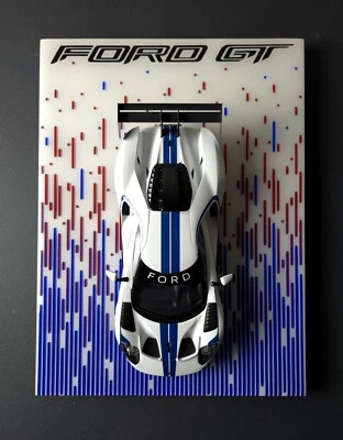 1/18 Ford GT MKII GTspirit Diecast On A Pared Colgante Modelo Montaje Foto 1 de 4