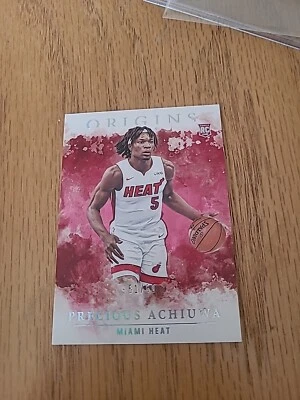 Nice 2020-21 Panini Origins Precious Achiuwa Pink Rookie #90. #51/60 Made - Image 1 of 2