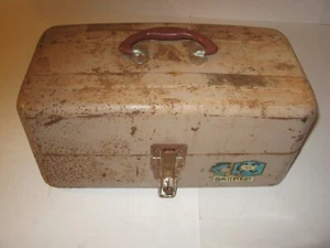 vintage coast to coast tackle box master craft tool box  steel metal + bonus - Picture 1 of 3