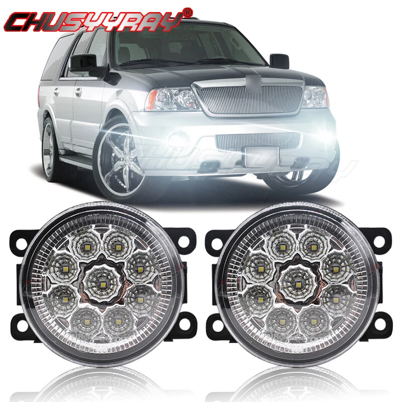 Par de luces antiniebla LED de parachoques luces de conducción para Lincoln Navigator 2007-2014 Foto 1 de 4