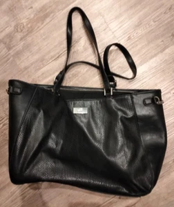 Schöne Damen Handtasche von Anna Field in Schwarz Leder Optik - Bild 1 von 2