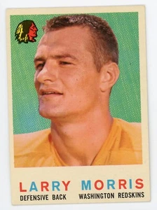 1959 Topps Larry Morris #141 Redskins Ex-Mt - Imagen 1 de 1