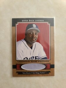 2001 Upper Deck Legends Tony Gwynn GU Jersey Padres HOF