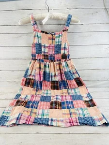 Girls Plaid Pink Summer Maxi Dress Size Xl Cherokee - Picture 1 of 9