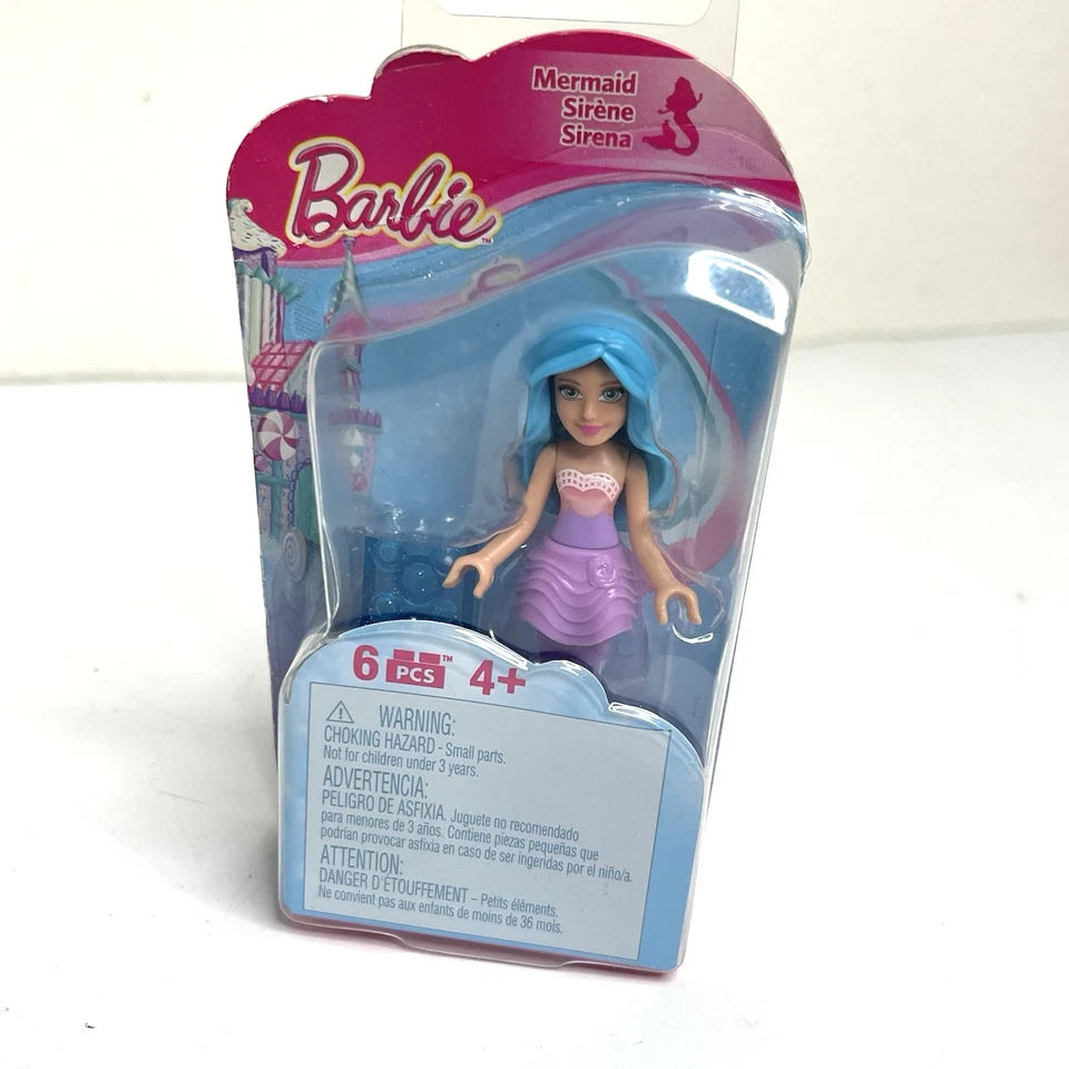 Mega Bloks Barbie sereia cauda azul idade 3y+ - Imagem 1 de 4