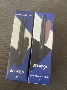 Two (2) STRYX 01 Men's Concealer Tools Dark Eclipse Deep Java NEW NIB Sealed - Picture 1 of 6