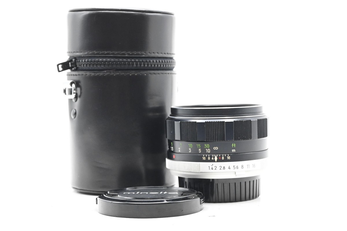 Minolta Rokkor PF 58mm Focal f/1.4 Camera Lenses for sale | eBay