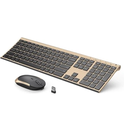 Wireless Keyboard VssoPlor 2.4GHz Slim with Numeric Keypad - Image 1 of 4