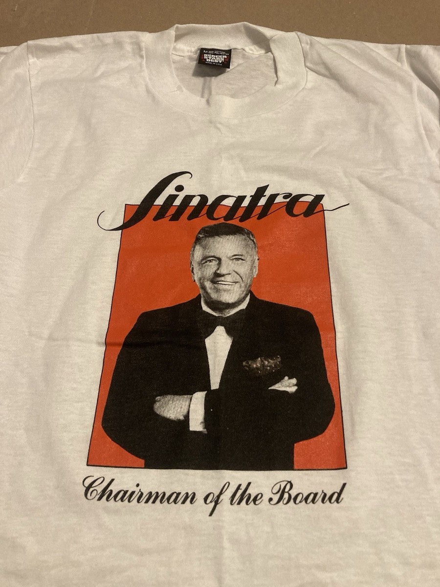 80s Frank Sinatra シナトラ screen stars Tee Vintage Frank Sinatra 80s Single Stitch T-Shirt (S