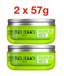 Bed Head Manipulator Matte Hair Paste for Bold Texture & Firm Hold 2 x 57g - Picture 1 of 3