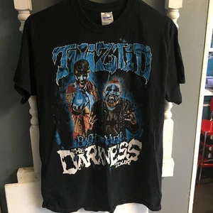 Vintage Twiztid Band Shirt The Darkness Tour Insane Clown Posse Size Medium - Picture 1 of 5
