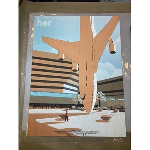 HER (2014) Matthew Woodson Ghostco Mondo Poster Screen Print - AP # 1/45 - Picture 1 of 2