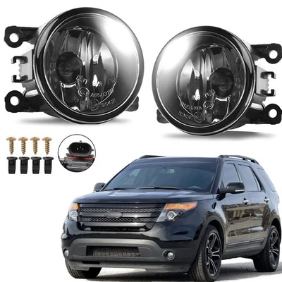 For 2011-2015 Ford Explorer Fog Lights Driving Bumper Lamps Replacement - Image 1 of 4
