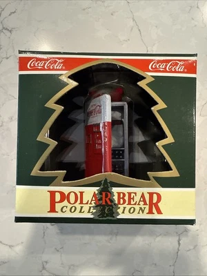 Máquina expendedora de oso polar Coca-Cola 1994 de colección adorno de Navidad Foto 1 de 4