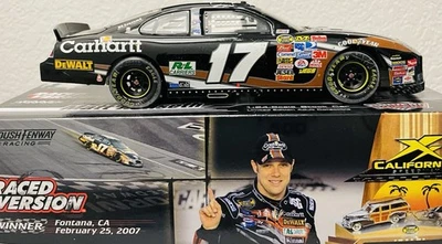 XRARE 1:24 Matt Kenseth #17 CARHARTT 2007 CALIFORNIA RACE WIN NASCAR 1 of 1200 - Image 1 of 3
