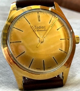 Vintage Zodiac Mens Wristwatch Automatic Swiss Cal 71 AS 1700 713-756 Serviced - Picture 1 of 16