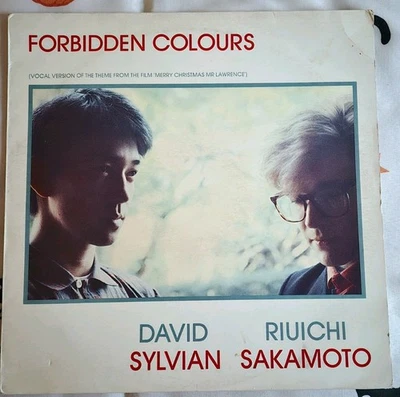 David Sylvian & Ryuichi Sakamoto - Forbidden Colours, 12" Vinyl Record - Image 1 of 4