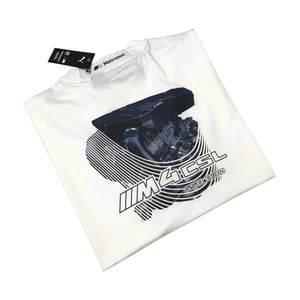 Puma BMW M Motorsport Shirt Mens XL M4 CSL White Double Sided Racing Tee 630534 - Picture 1 of 4