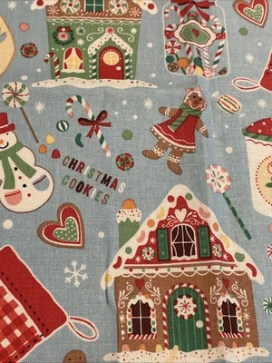 Hornear galletas de jengibre algodón cuarto de grasa 18”x21” Nuevo Foto 1 de 2