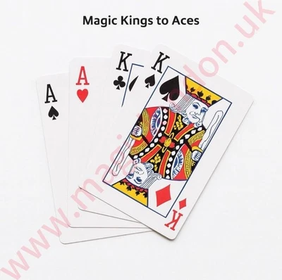 Brilliant Magic Trick Kings to Aces Classic Magic Card Trick - Image 1 of 4