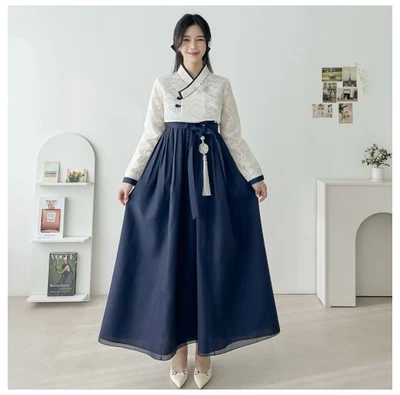 Moderno Vestido Coreano Hanbok Mujer Traje Tradicional Boda Fiesta XS-XXL Foto 1 de 4