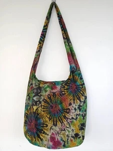 Único Tie Dye Bolso Bandolera Mensajero de Hombro Hobo Boho Hippie Bolso de Mano - Imagen 1 de 12