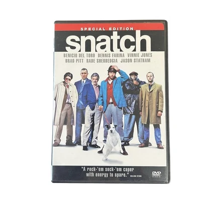 Snatch DVD 2000 Special Edition, Commentary, Deleted Scenes, Brad Pitt, Statham - Image 1 of 4