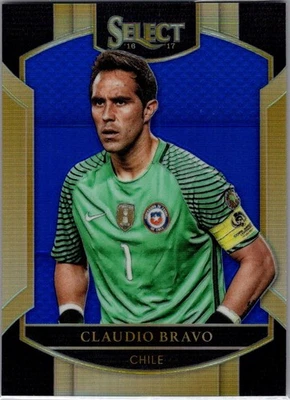 2016-17 Panini Select - Terrace Claudio Bravo #37 Blue Prizm /299 Chile - Image 1 of 2
