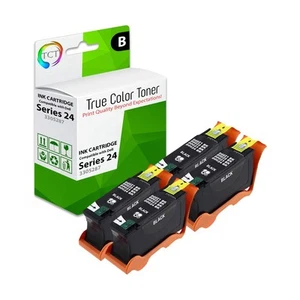 4Pk TCT T109N 330-5287 HY Black For Dell 24BK 24 Series P713w V715w Ink - Picture 1 of 6