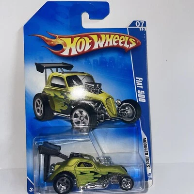 Hot Wheels VHTF 2009 MODIFIED RIDES SERIES FIAT 500   - Imagem 1 de 2