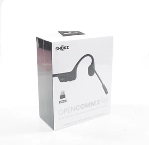 Shokz - OpenComm 2 UC USB-A Bluetooth Bone Conduction Headset - Black - Picture 1 of 2