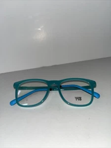 Y13 Kids Girls Boys Eyeglasses 47-17-135-37mm Teal To Grey New - Picture 1 of 6