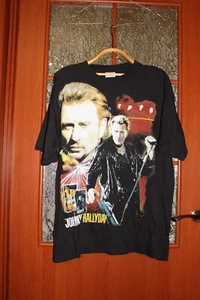 Vintage Johnny Hallyday Tour T-Shirt - size XXL - Picture 1 of 7