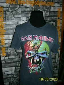 Vintage Iron Maiden rock cotton jersey shirt trikot maillot '80s - Picture 1 of 1