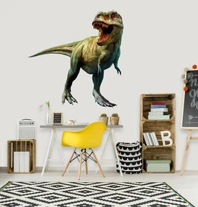 3D Dinosaur Roar A065 Animal Wallpaper Mural Poster Wall Stickers Decal Zoe - Picture 1 of 5