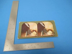 1905 Stereoview T.W.Ingersolle #194 A Convalescent`s Letter Home, Dalny - Bild 1 von 2