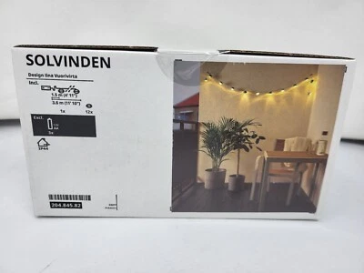 Ikea Solvinden LED Outdoor String Light with 12 Lights 204.845.82 - Image 1 of 4