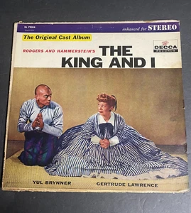 The King And I - 1959 ORIGINAL CAST ALBUM DL79008 VINYL VG+++ JACKET WORN - Picture 1 of 3