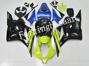 Fit for 2009-2012 CBR600RR Black Green Blue ABS Injection Mold Fairing Kit - Foto 1 di 7